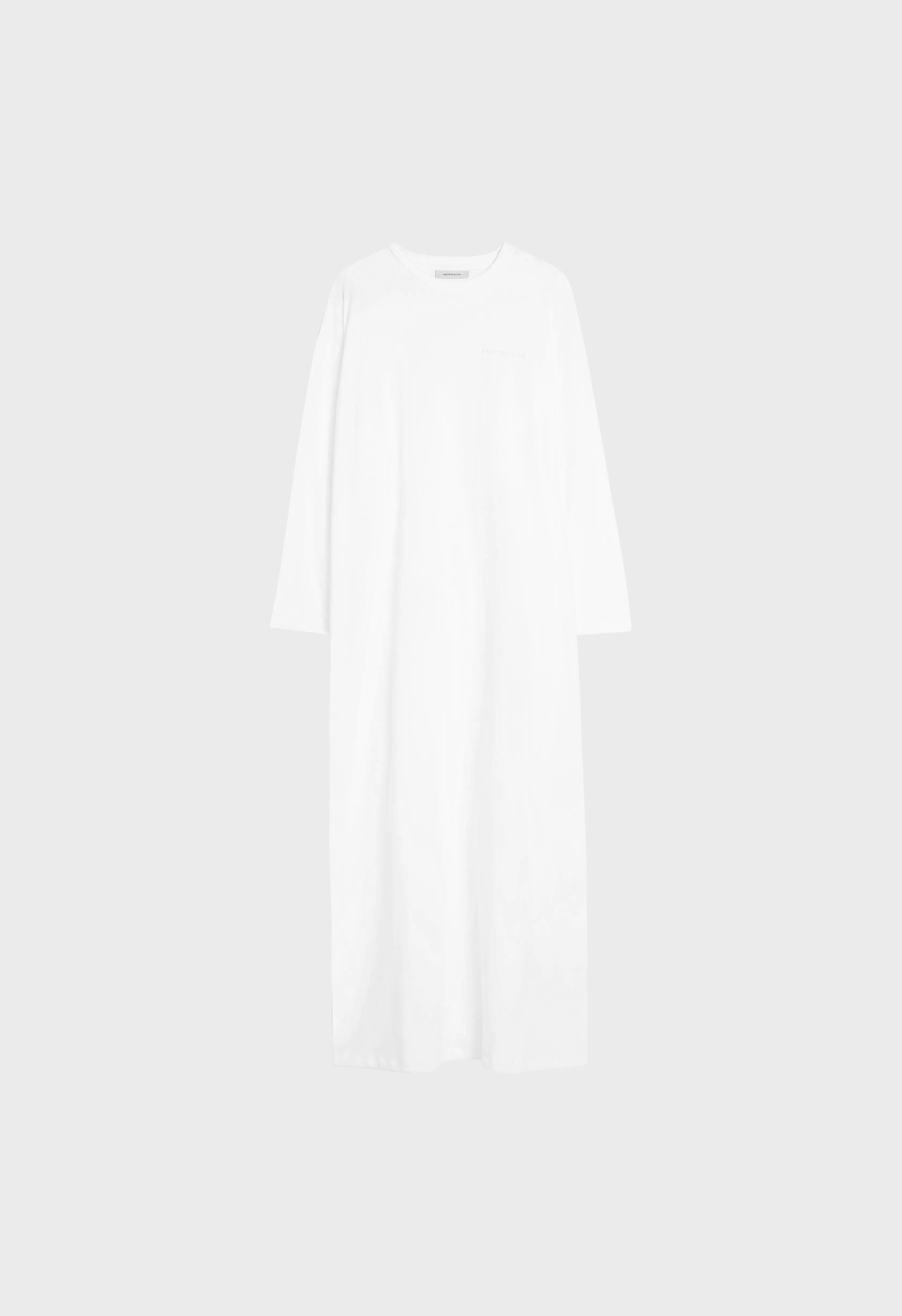 Cotton Tee Dress | White