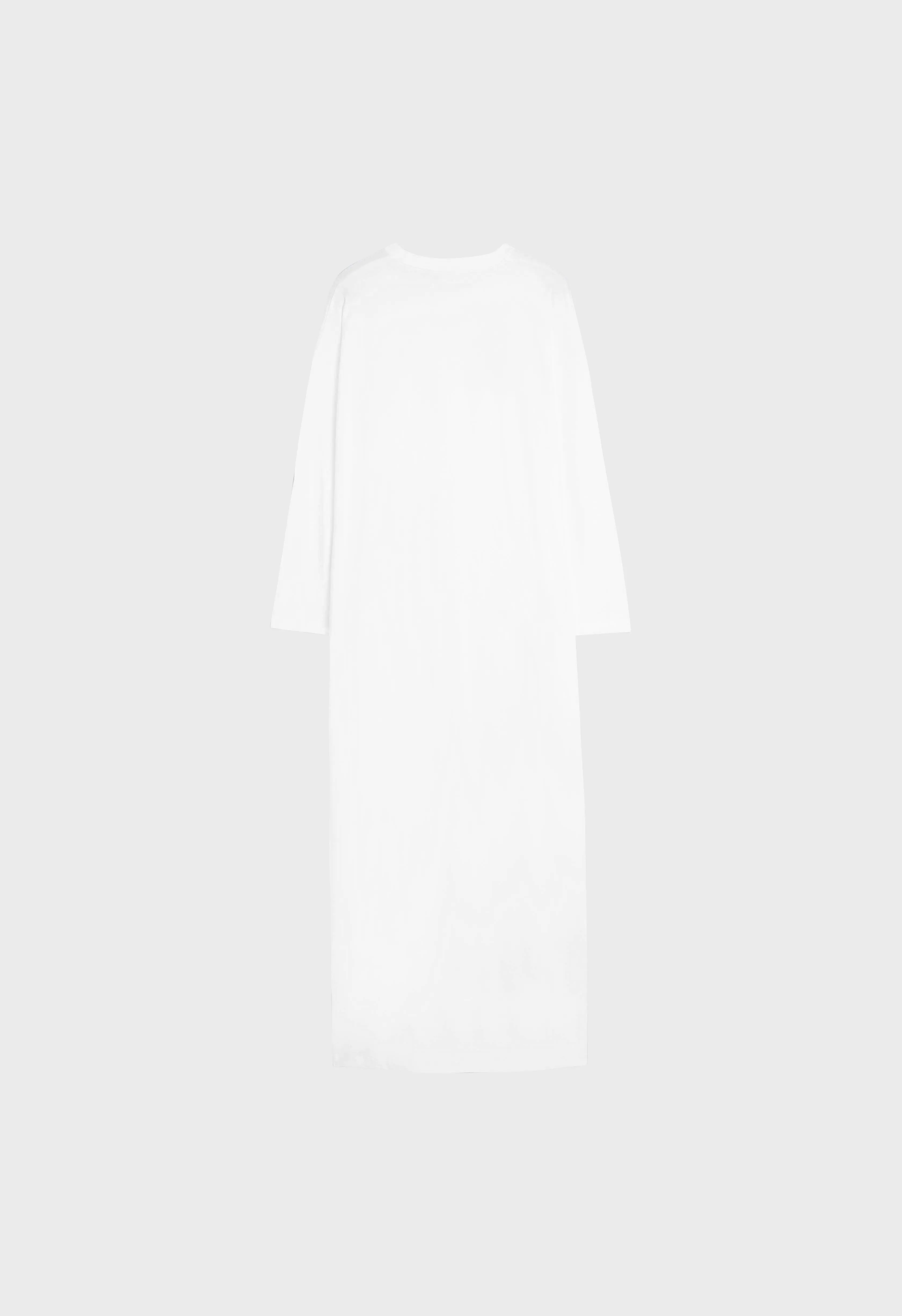 Cotton Tee Dress | White
