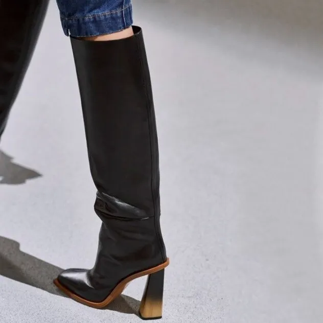 Flora Boots knee Length