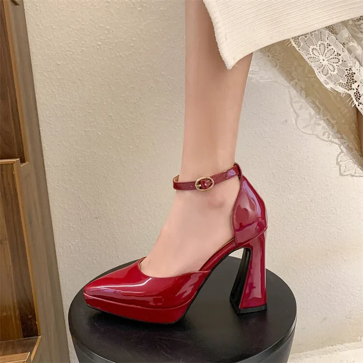 Funki Buys | Shoes | Women's Formal Dress Shoes | Spool Heel