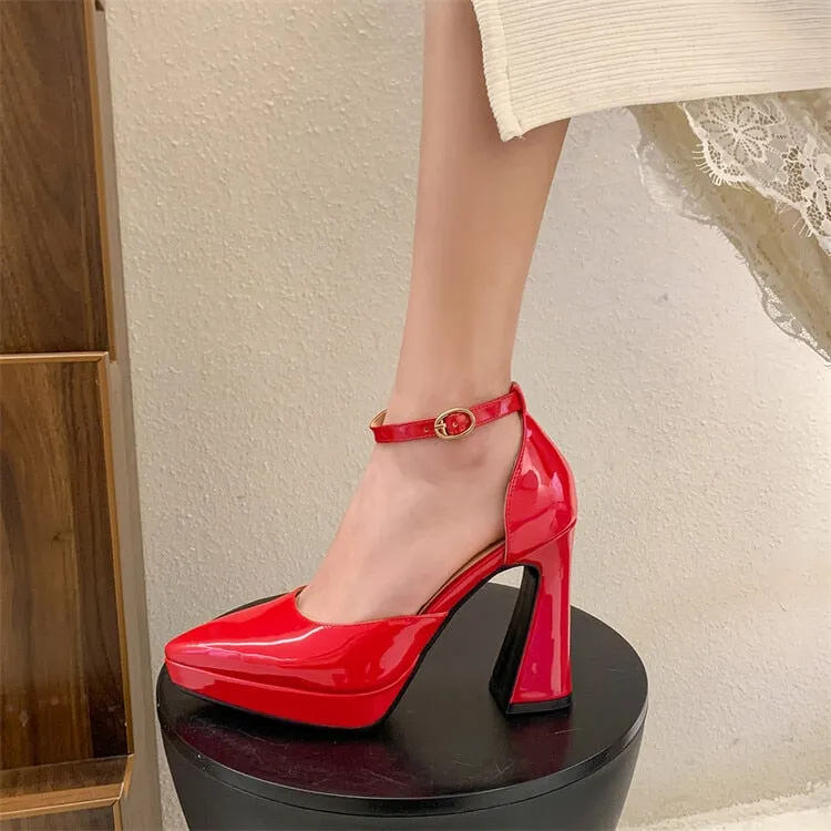 Funki Buys | Shoes | Women's Formal Dress Shoes | Spool Heel