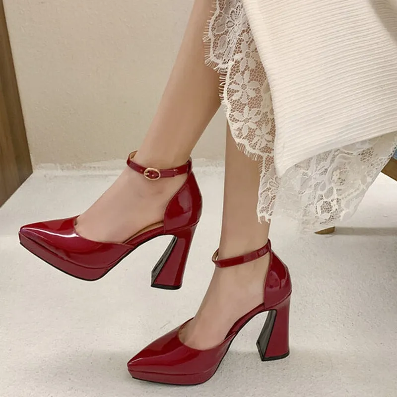 Funki Buys | Shoes | Women's Formal Dress Shoes | Spool Heel