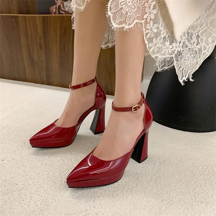 Funki Buys | Shoes | Women's Formal Dress Shoes | Spool Heel