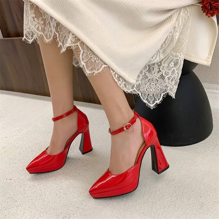 Funki Buys | Shoes | Women's Formal Dress Shoes | Spool Heel