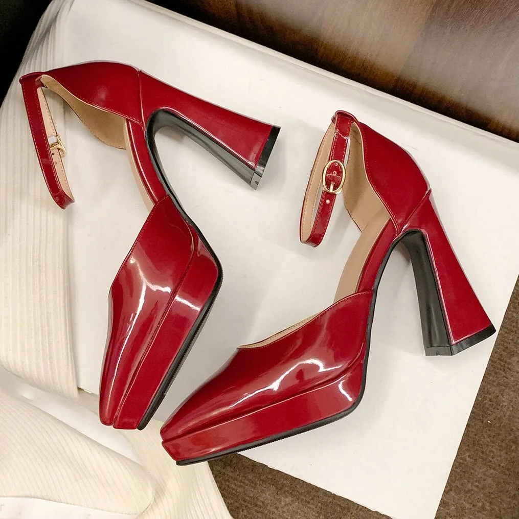 Funki Buys | Shoes | Women's Formal Dress Shoes | Spool Heel