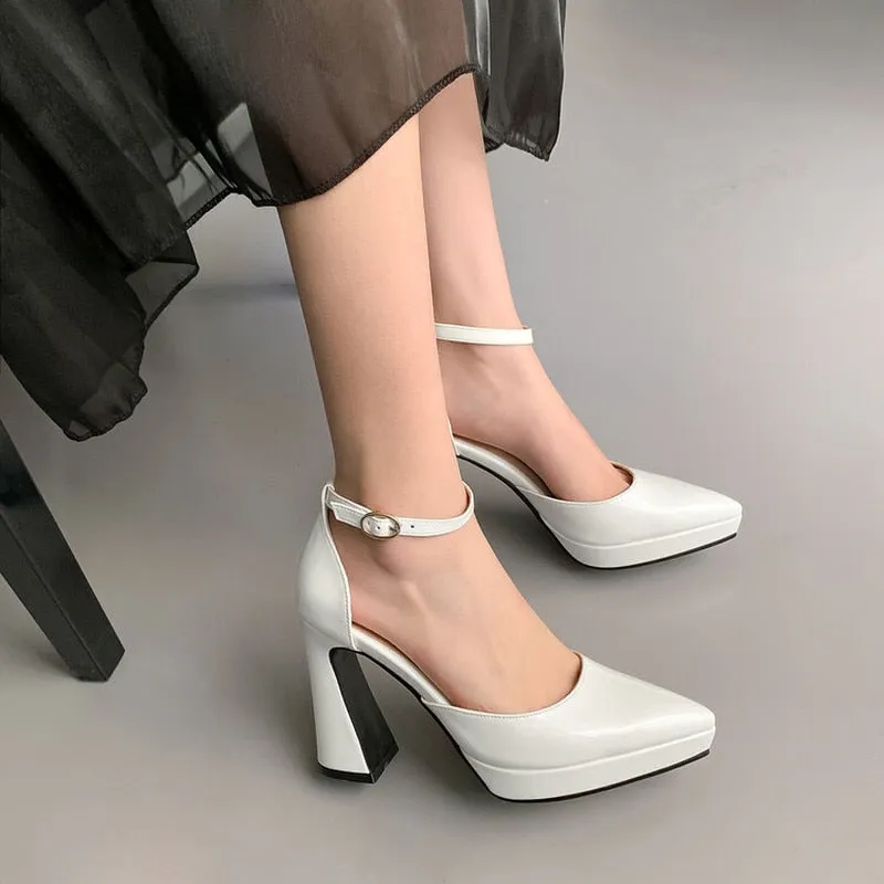 Funki Buys | Shoes | Women's Formal Dress Shoes | Spool Heel