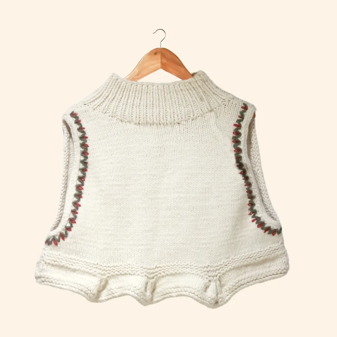 Hikari Woolen Top – Cozy, Elegant, Handknitted with Wool