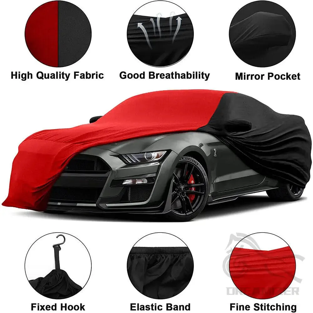 Indoor Outdoor Cover Satin Dust Proof Sunshade Protection Mercedes SL-Class R230 R231 & Porsche Nissan GTR Chevrolet Camaro طربال غطاء حماية للسيارات الرياضية مرسيدس بورش نيسان جي تي