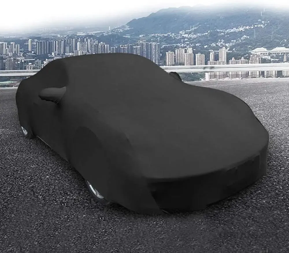 Indoor Outdoor Cover Satin Dust Proof Sunshade Protection Mercedes SL-Class R230 R231 & Porsche Nissan GTR Chevrolet Camaro طربال غطاء حماية للسيارات الرياضية مرسيدس بورش نيسان جي تي