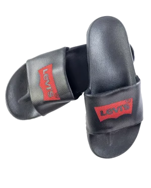 June Batwing Sliders in Black