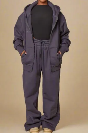 Life on Mars Zip Jacket - Charcoal