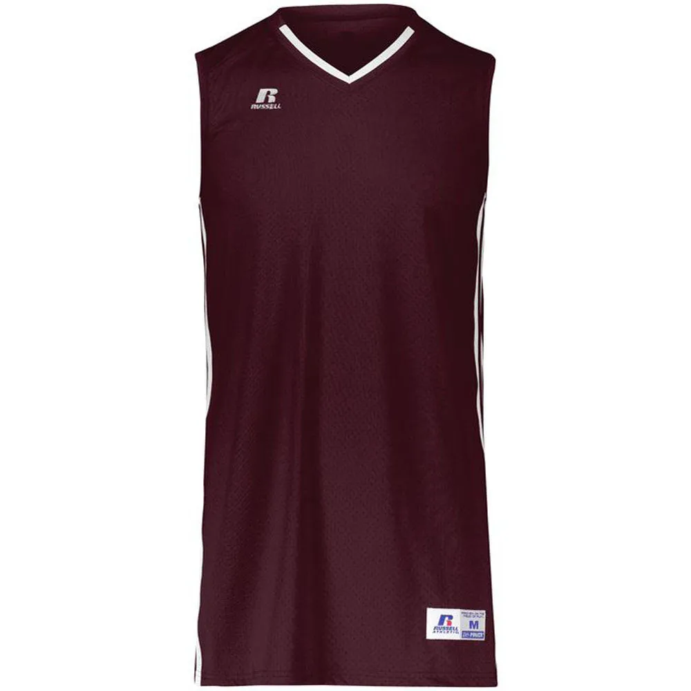 Maroon-White Legacy Basketball Jersey