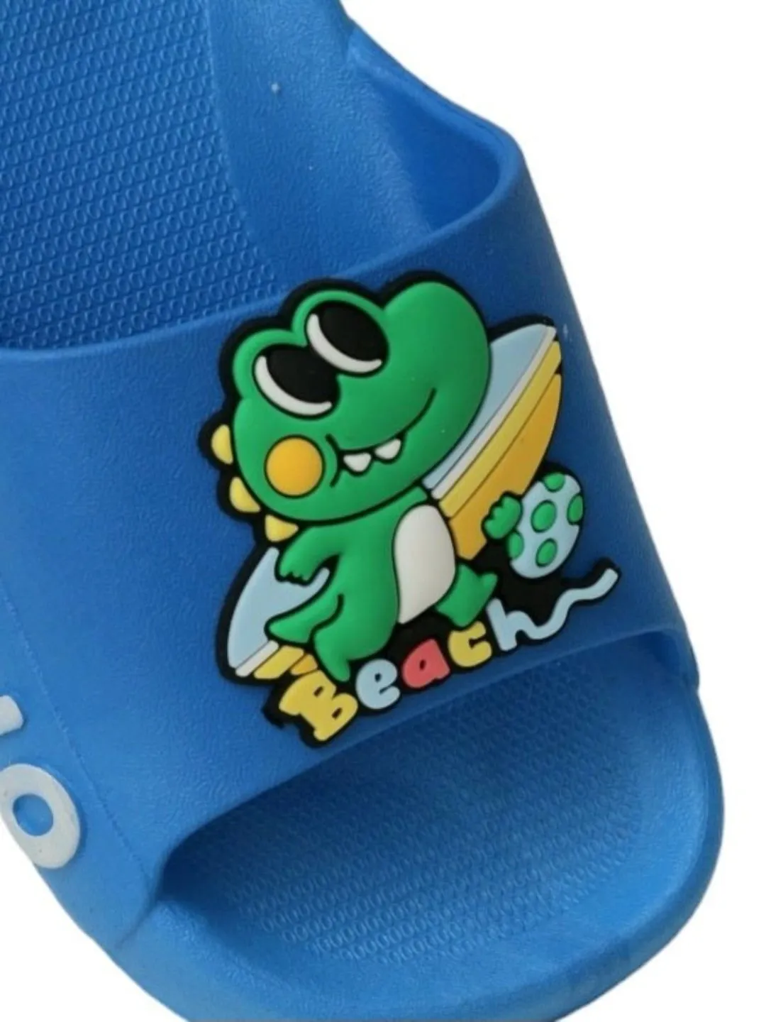 Ocean Blue Beach Sliders - Cool Blue Frog-Themed for Boys