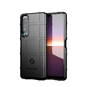 Sony Xperia 1 III Outdoor Rubber Protective Cover Anti-Shock - Black