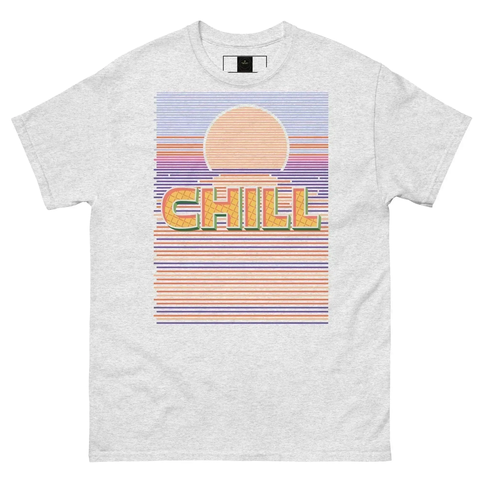 Sunset Chill Men's Trendy Short Sleeve T-Shirt for Layered Looks