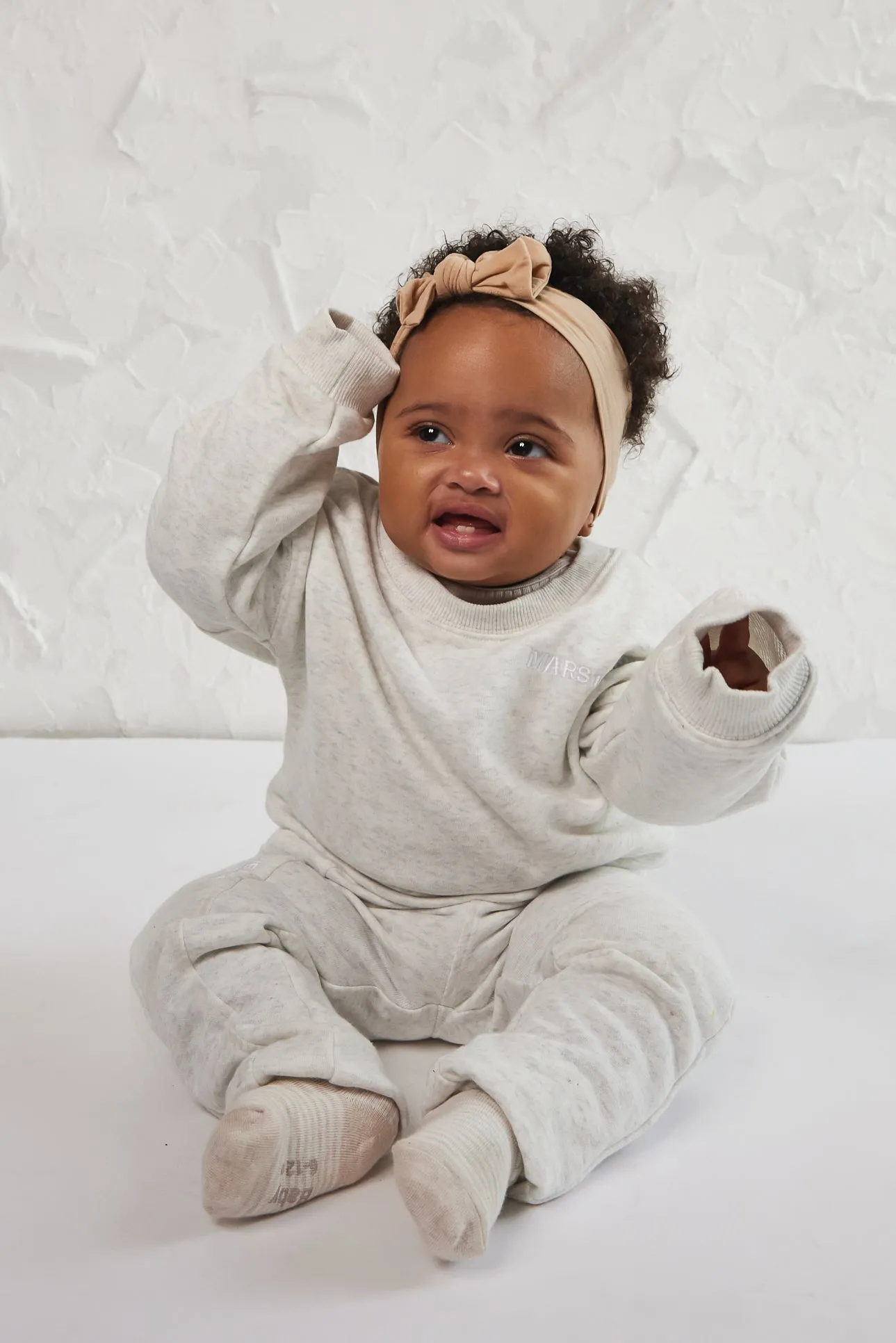 The Kids Essentials Sweater - Marl Grey