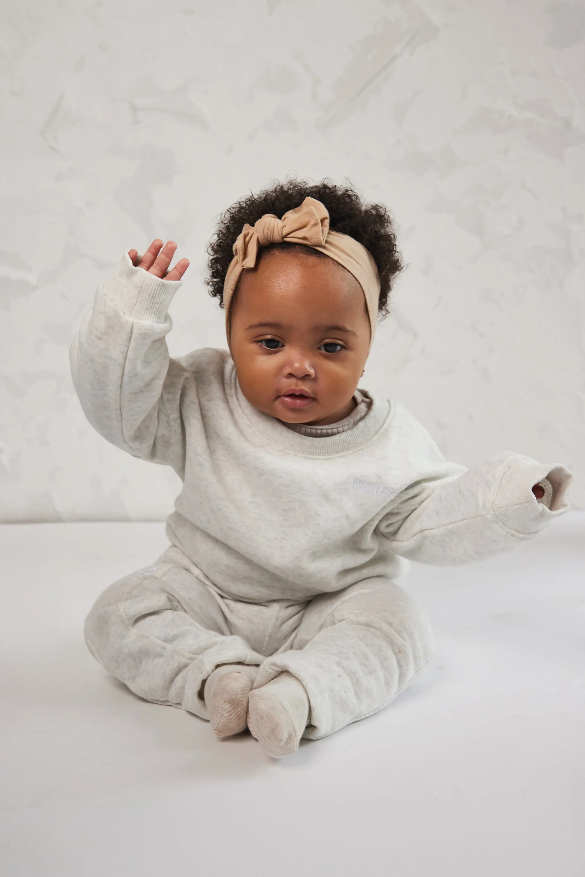 The Kids Essentials Sweater - Marl Grey