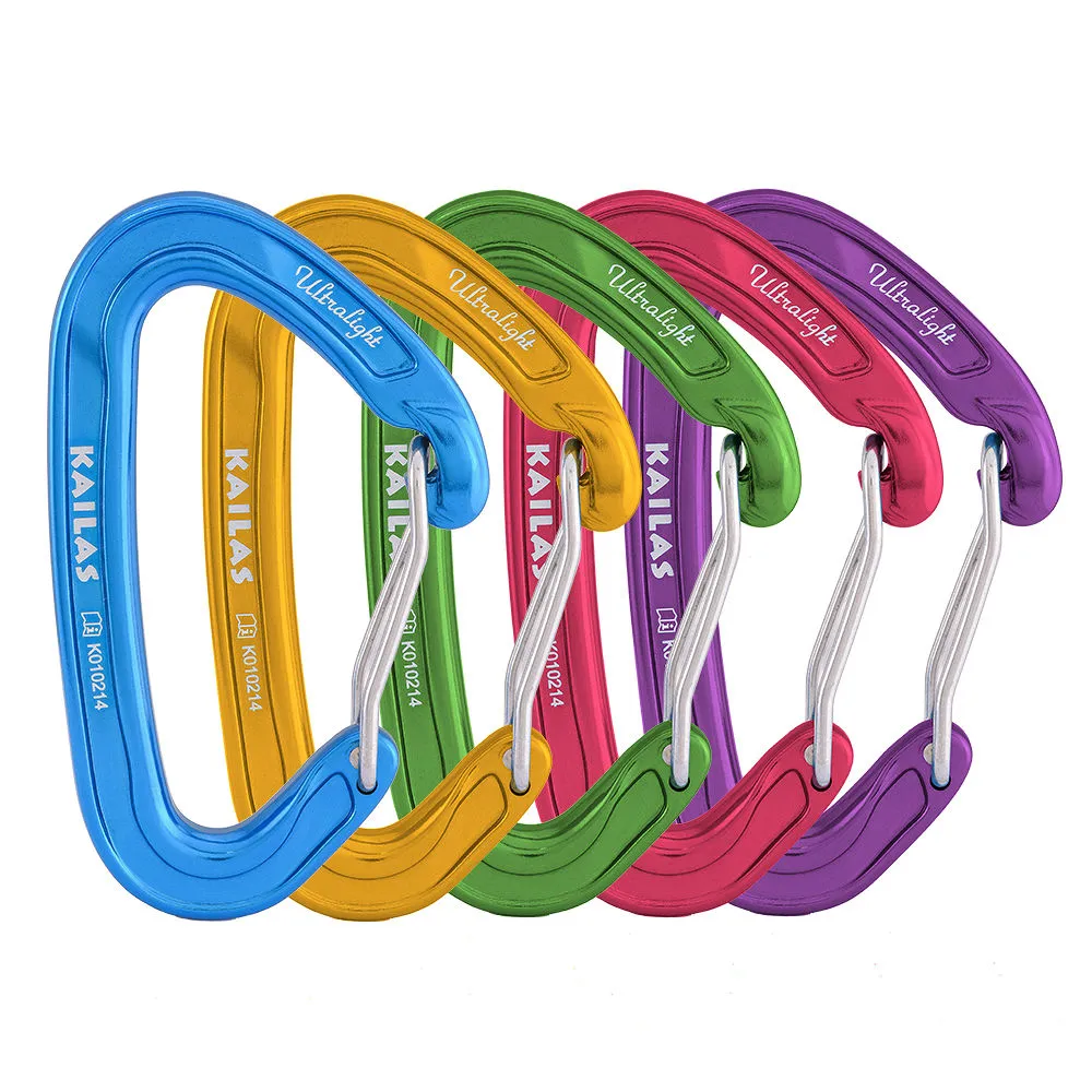 Ultra Lightweight Wire Gate Carabiner - 5 Set