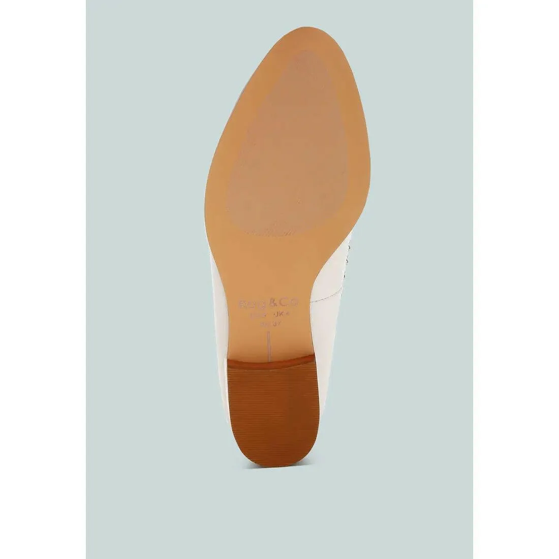 Wolferton Delicate Stud Detail Leather Loafers