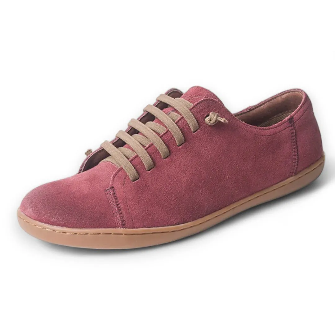 Women's Suede Leather Barefoot Flats - Casual Spring Shoes